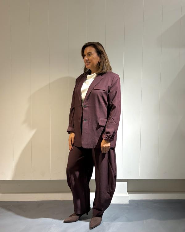 Avelie Overzsized Blazer Bordeaux
