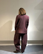 Avelie Overzsized Blazer Bordeaux