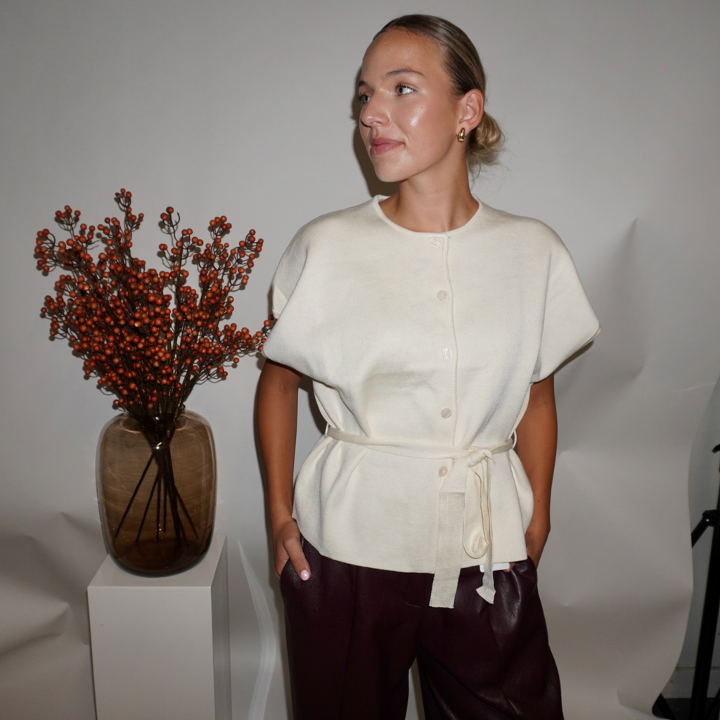 Isabeau Vest Offwhite