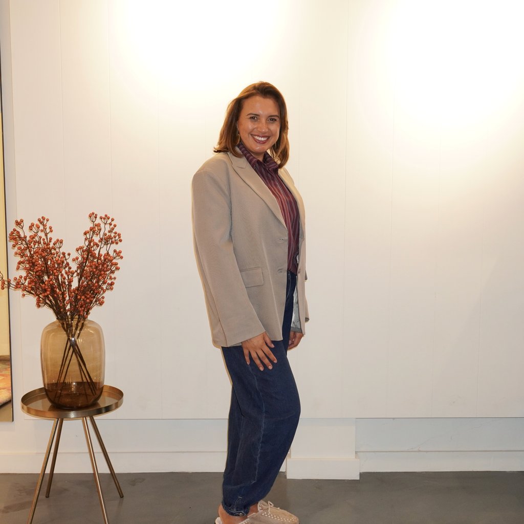 Vieve Overzised Blazer Taupe
