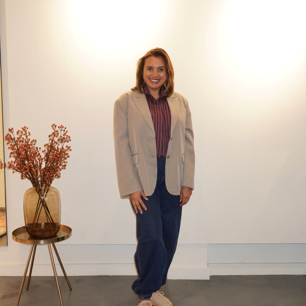 Vieve Overzised Blazer Taupe