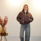 Lola PU Jacket Bordeaux