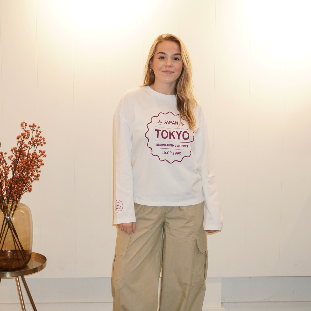 Nien Longsleeve Wit