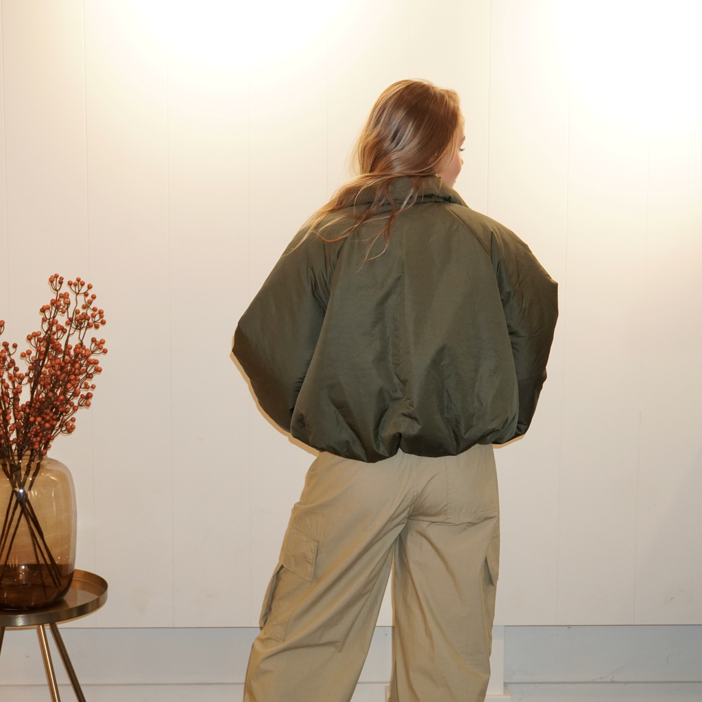 Fleur Parachute Broek Beige