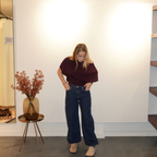 Jolie Ballon Jeans Donkerblauw