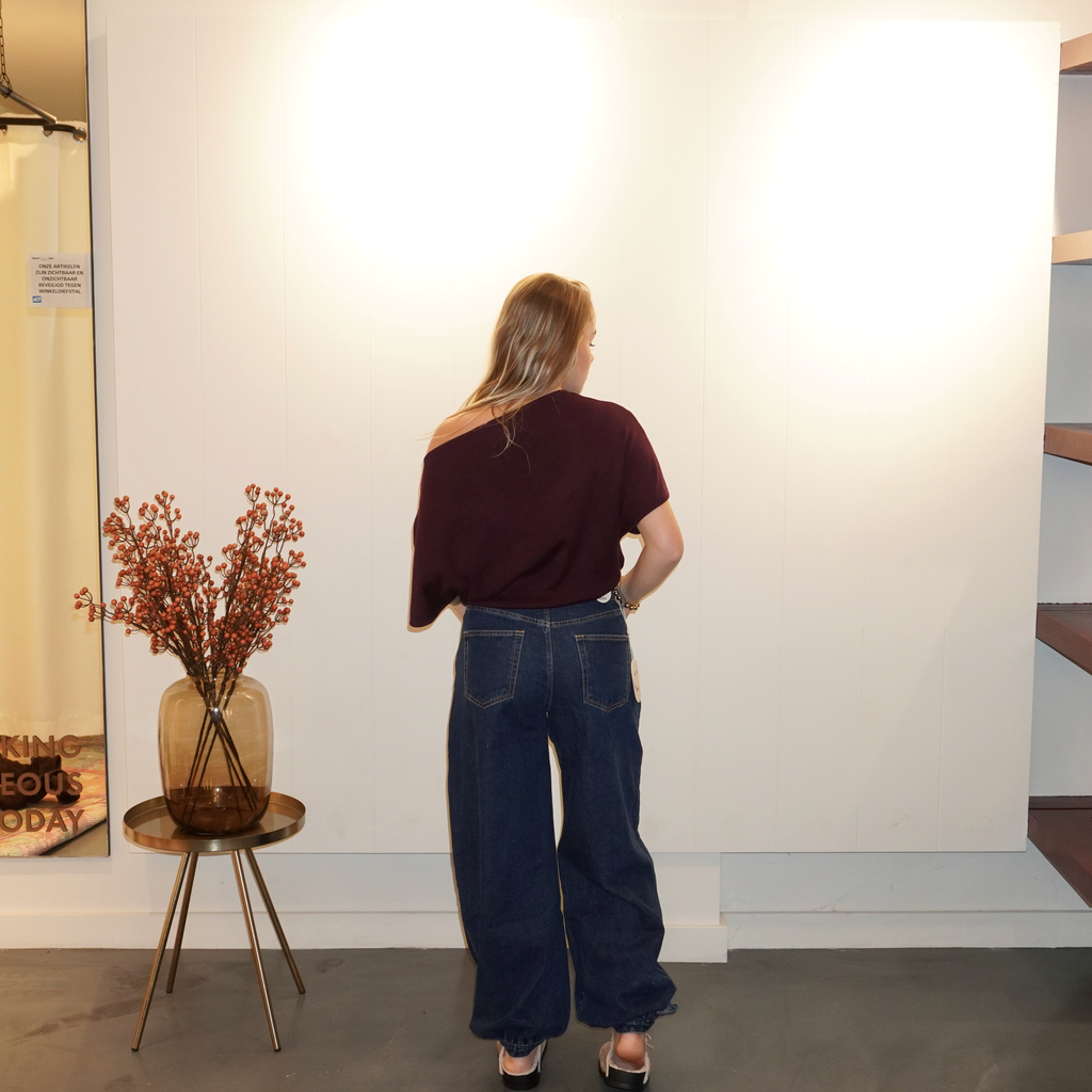 Jolie Ballon Jeans Donkerblauw
