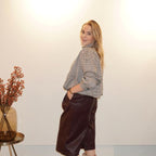Emilie Kort Ruit Jasje Bruin Beige