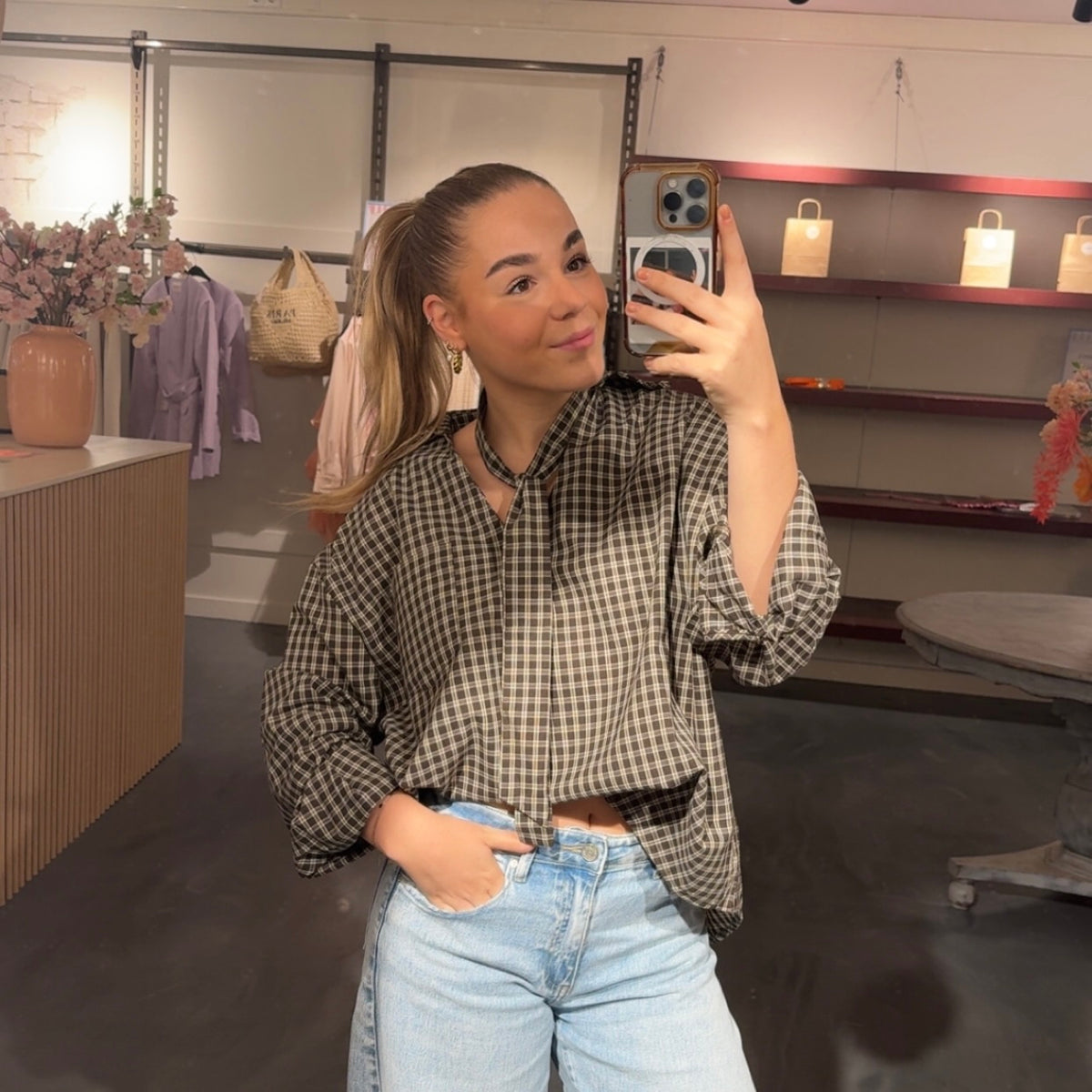 Aimee Blouse Bruin