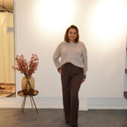Solene Pantalon Straight Bruin