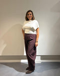 Tess Ballon Pantalon Bordeaux